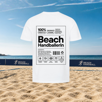 Damen T-Shirt - Label Beach-Handballerin