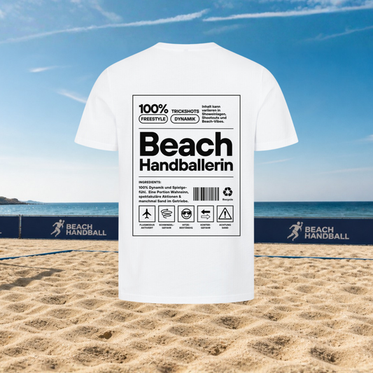 Damen T-Shirt - Label Beach-Handballerin