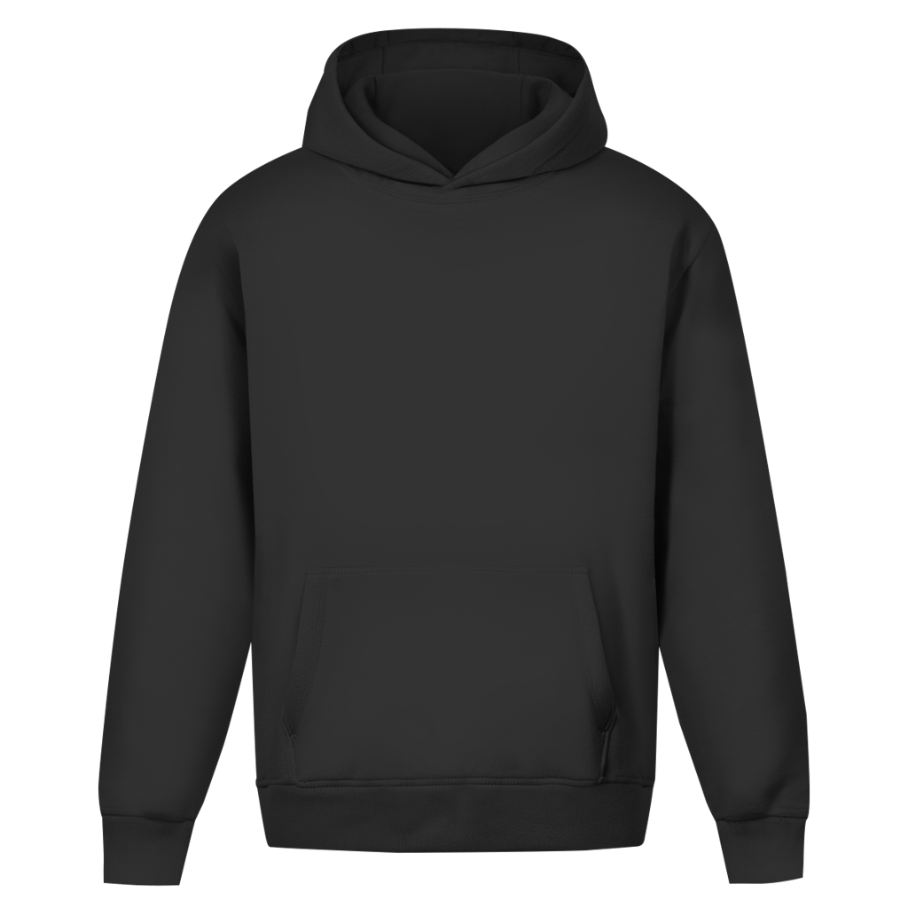 Handball Torwart Oversized Hoodie in Black – Vorderseite
