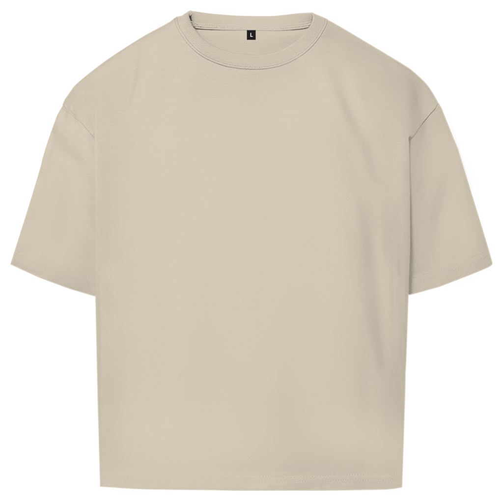 Handball Coach Oversized Shirt in Sand – Vorderseite