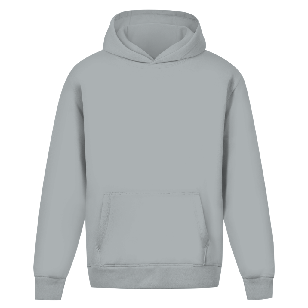 Handball Kampfgericht Oversized Hoodie in Light Asphalt – Vorderseite