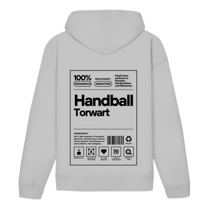 Handball Torwart Hoodie personalisiert in Grau