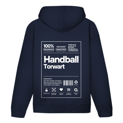 Handball Torwart Hoodie personalisiert in Navy
