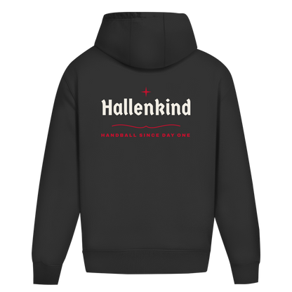 Handball Hallenkind – Oversized Hoodie in Schwarz – Rücken
