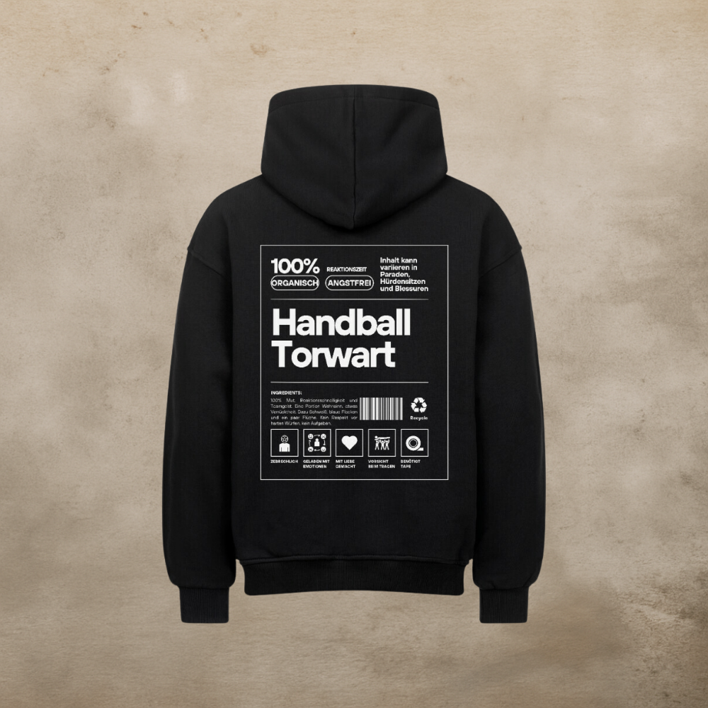 Oversized Hoodie - Handball Torwart Label