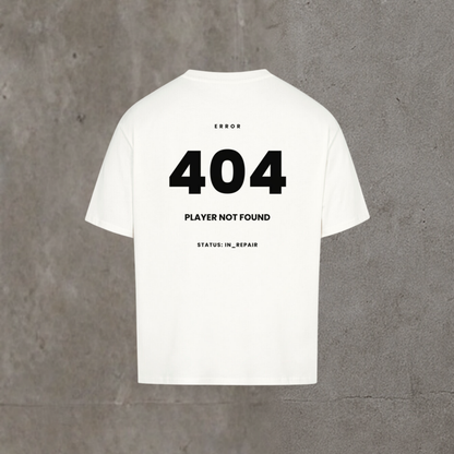 Oversized Shirt - Error 404 - Player not found