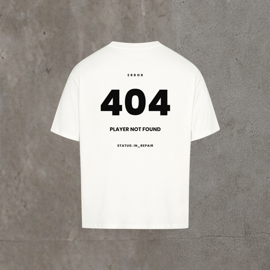 Oversized Shirt - Error 404 - Player not found