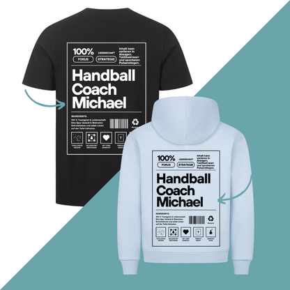 Hoodie/Shirt - Label Coach - Personalisiert copy