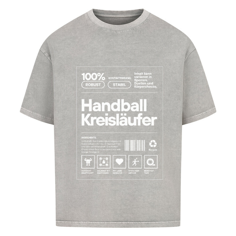 Abverkauf - Oversized Shirt - Handball Kreisläufer Label