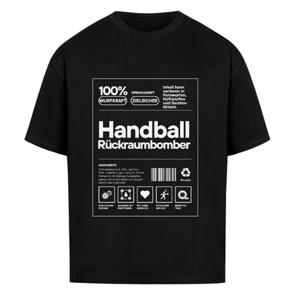 Abverkauf - Oversized Shirt - Handball Rückraumbomber Label