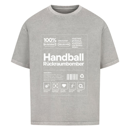 Abverkauf - Oversized Shirt - Handball Rückraumbomber Label