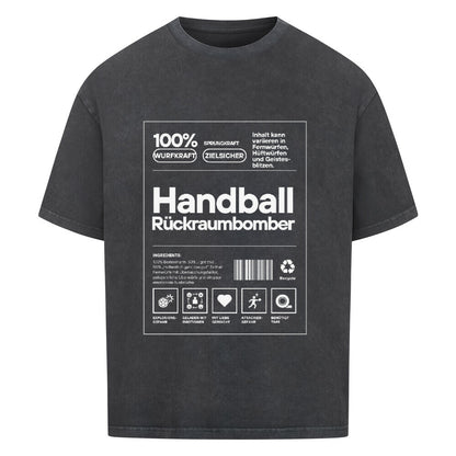 Abverkauf - Oversized Shirt - Handball Rückraumbomber Label