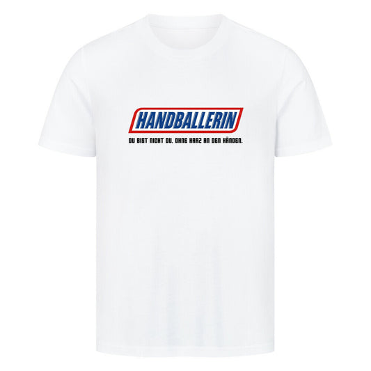 Handballerin Du bist nicht du T-Shirt in Weiß