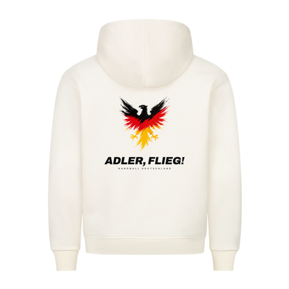 Handball Adler flieg – Hoodie in Natural Raw