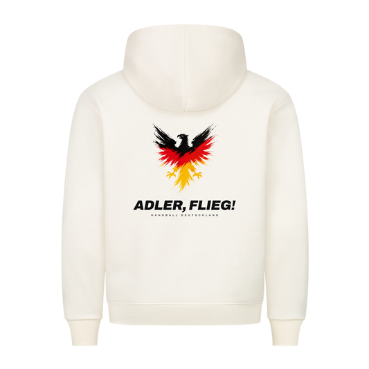 Handball Adler flieg – Hoodie in Natural Raw