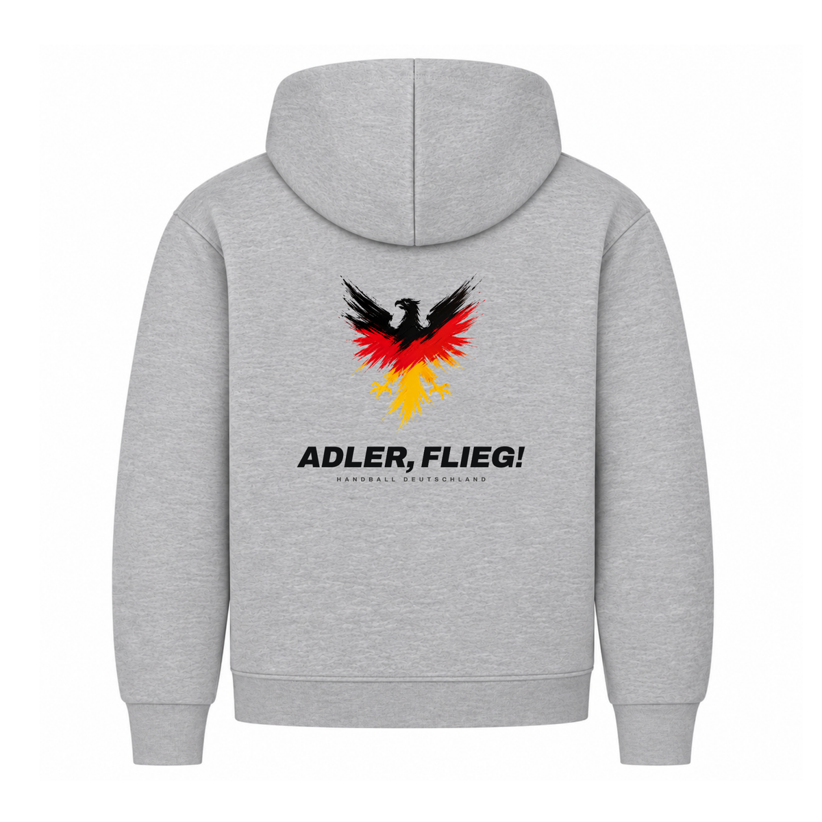 Handball Adler flieg – Hoodie in Grau