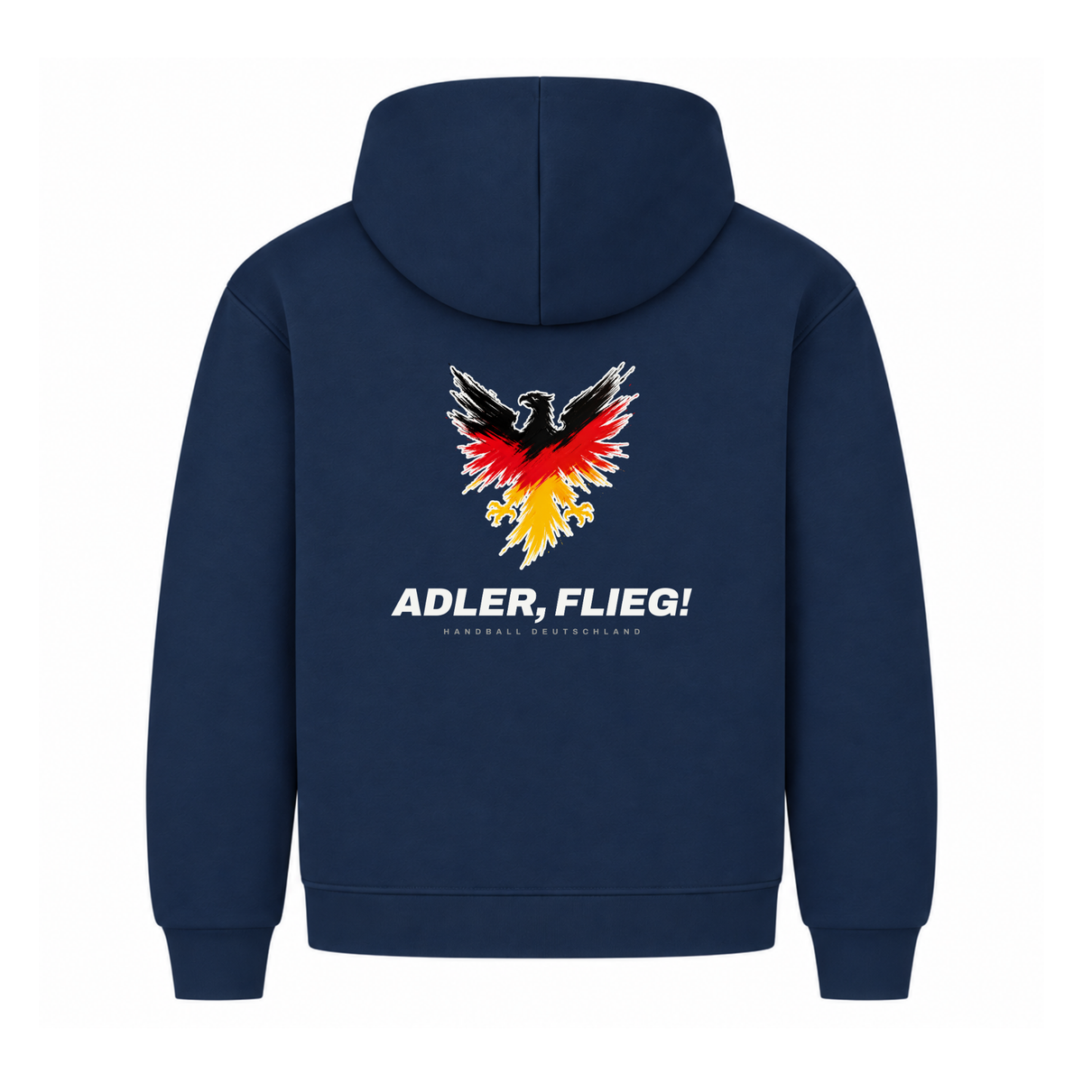 Handball Adler flieg – Hoodie in Navy