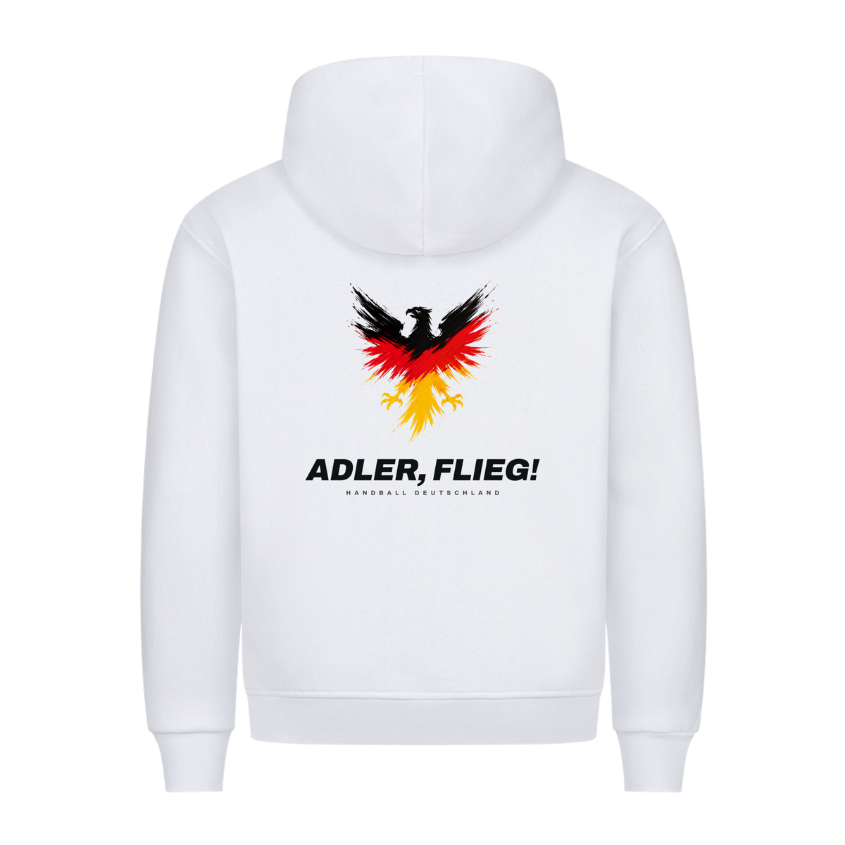 Handball Adler flieg – Hoodie in Weiß