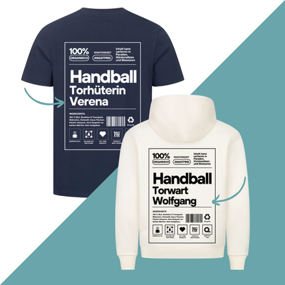 Hoodie/Shirt - Label Torwart/Torhüterin - Personalisiert