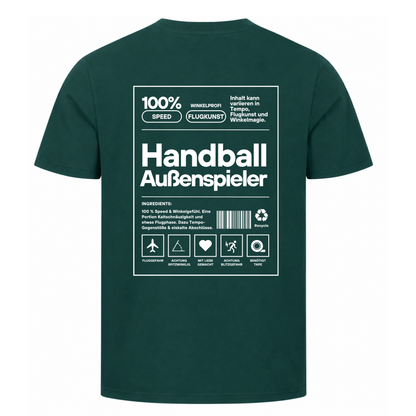 Handball Außenspieler T-Shirt in Dunkelgrün