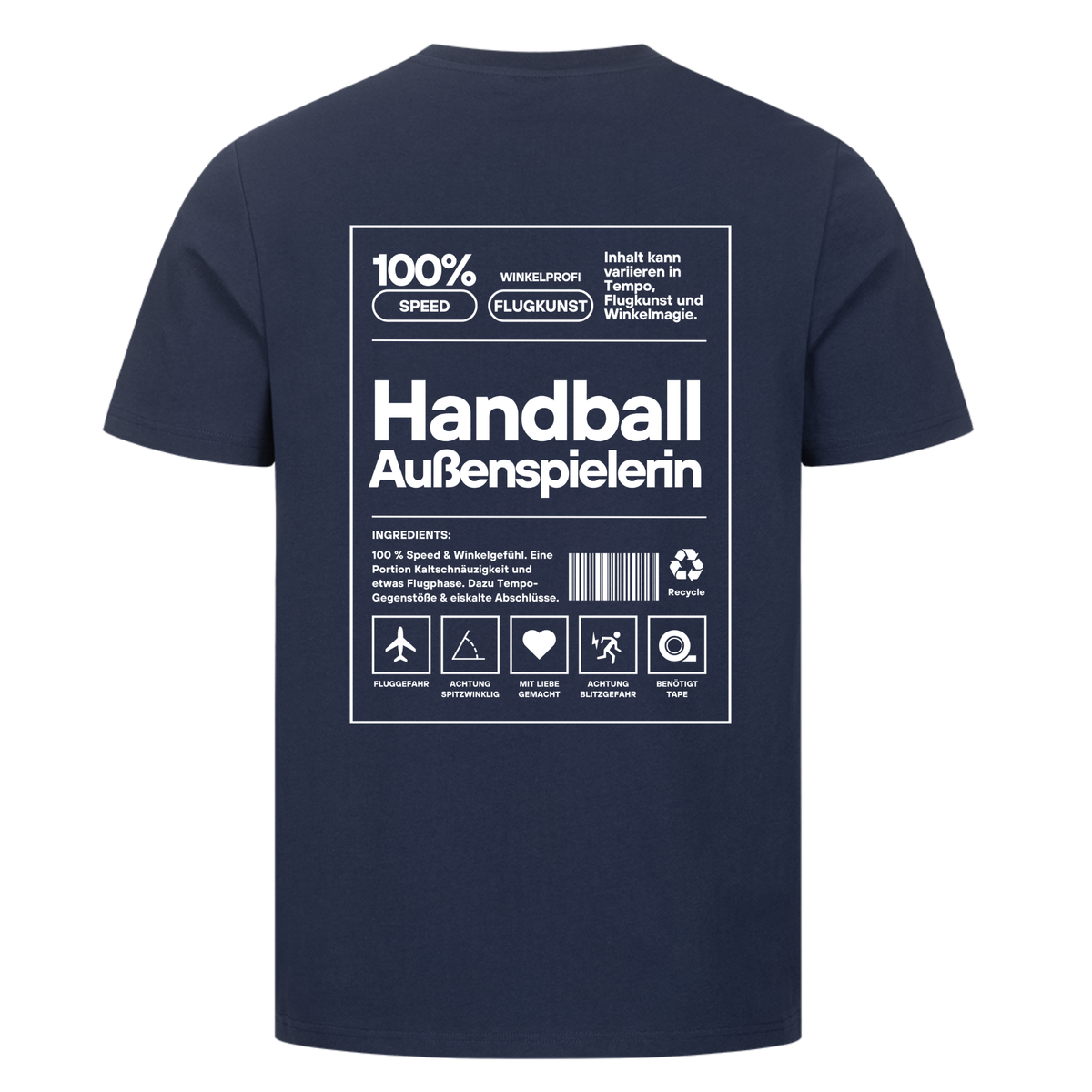 Handball Außenspielerin T-Shirt in French Navy