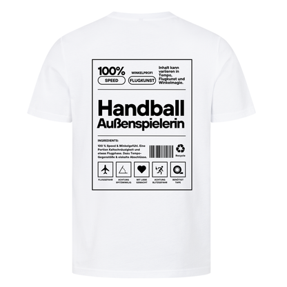 Handball Außenspielerin T-Shirt in Weiß