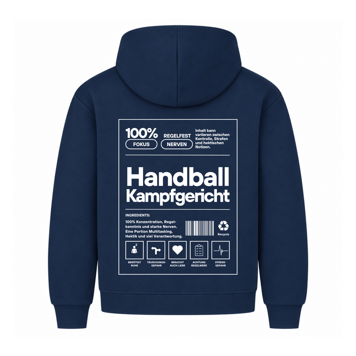 Handball Kampfgericht Hoodie in Navy