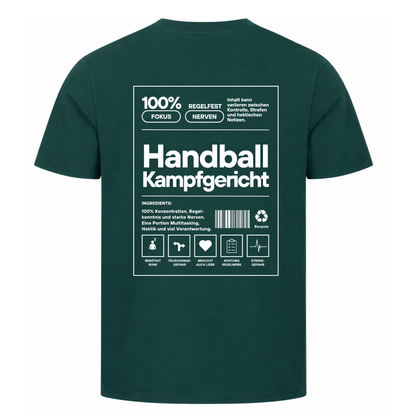 Handball Kampfgericht T-Shirt in Dunkelgrün