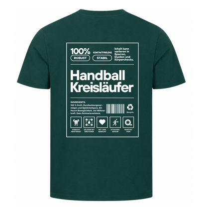 Handball Kreisläufer T-Shirt in Dunkelgrün