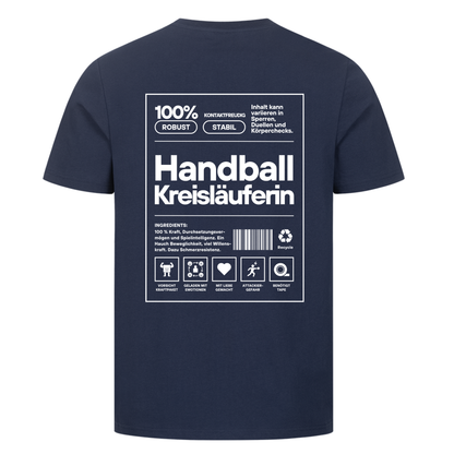 Handball Kreisläuferin T-Shirt in French Navy
