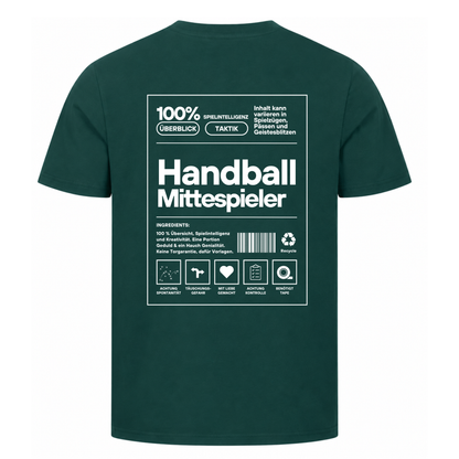 Handball Mittespieler T-Shirt in Dunkelgrün