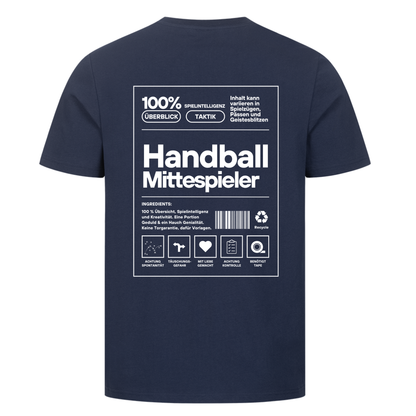 Handball Mittespieler T-Shirt in French Navy