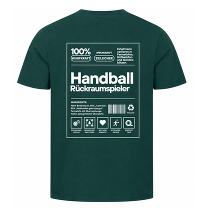 Handball Rückraumspieler T-Shirt in Dunkelgrün