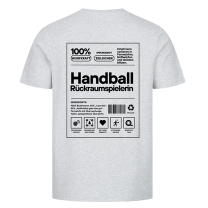 Handball Rückraumspielerin T-Shirt in Heather Grey