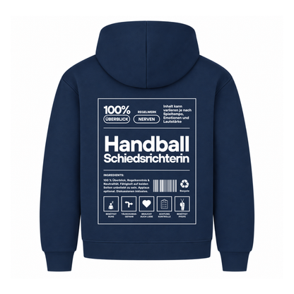Handball Schiedsrichterin Hoodie in Navy