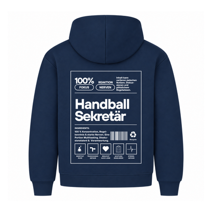 Handball Sekretär Hoodie in Navy