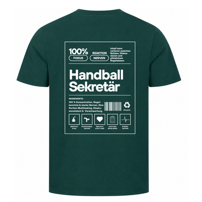 Handball Sekretär T-Shirt in Dunkelgrün