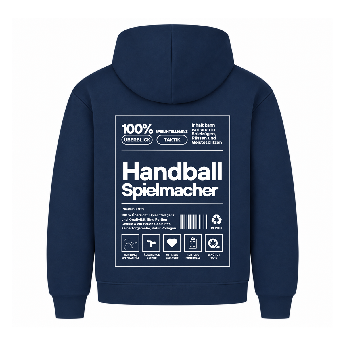 Handball Spielmacher Hoodie in Navy