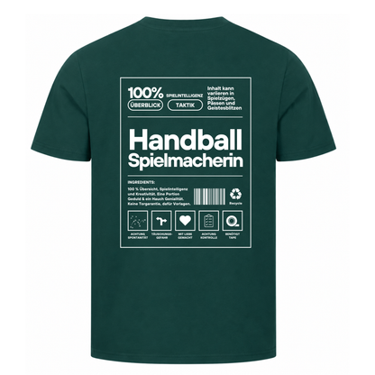 Handball Spielmacherin T-Shirt in Dunkelgrün