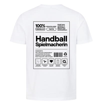 Handball Spielmacherin T-Shirt in Weiß