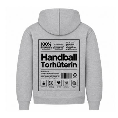 Handball Torhüterin Hoodie in Grau