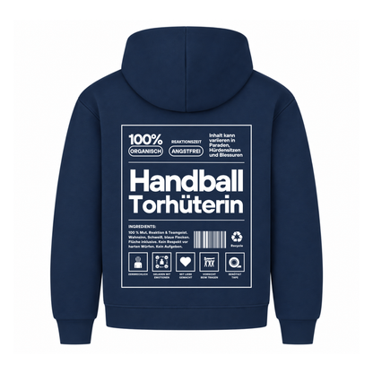Handball Torhüterin Hoodie in Navy