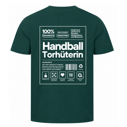 Handball Torhüterin T-Shirt in Dunkelgrün