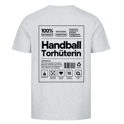 Handball Torhüterin T-Shirt in Heather Grey