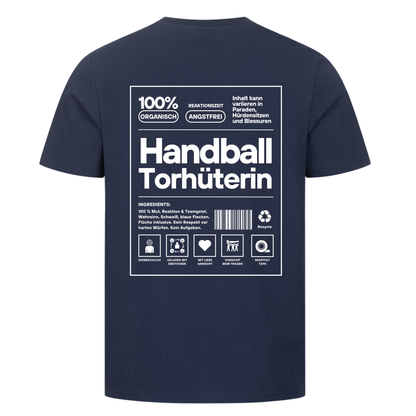 Handball Torhüterin T-Shirt in French Navy
