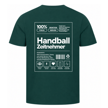 Handball Zeitnehmer T-Shirt in Dunkelgrün
