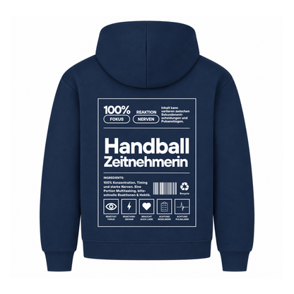 Handball Zeitnehmerin Hoodie in Navy