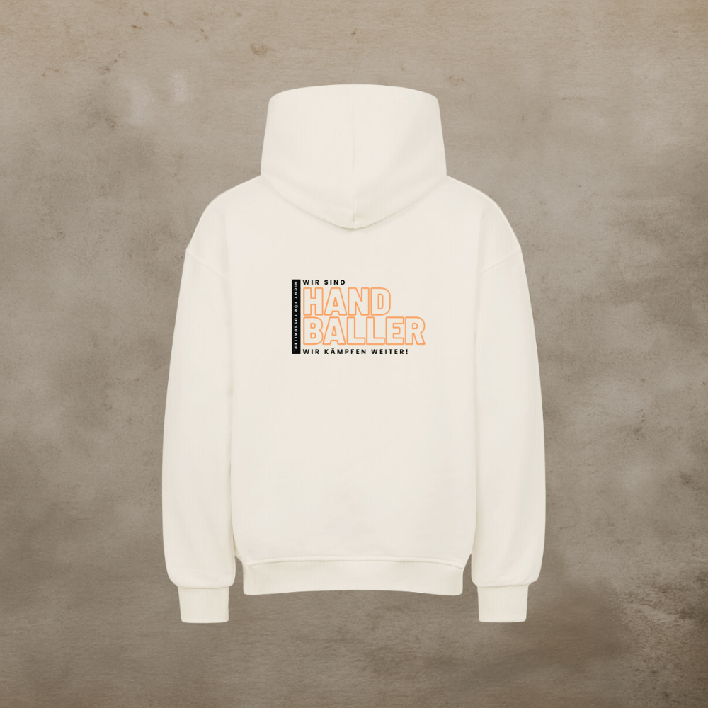 Oversized Hoodie - Wir sind Handballer - Nicht für Fussballer