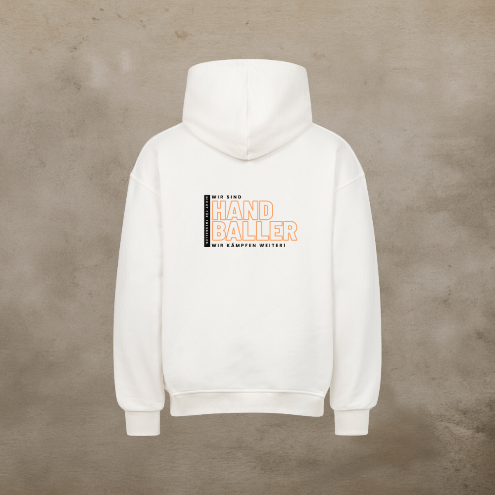 Oversized Hoodie - Wir sind Handballer - Nicht für Fussballer