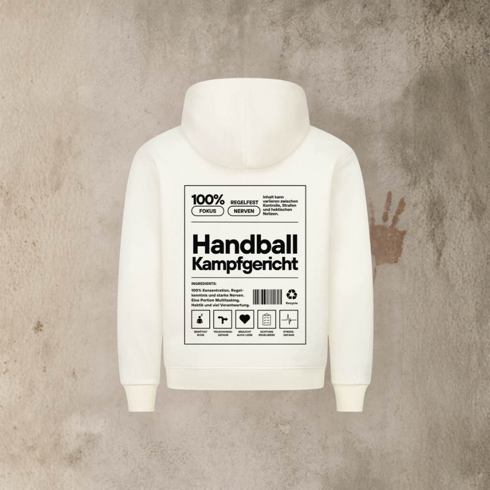 Unisex Hoodie - Label Handball Kampfgericht